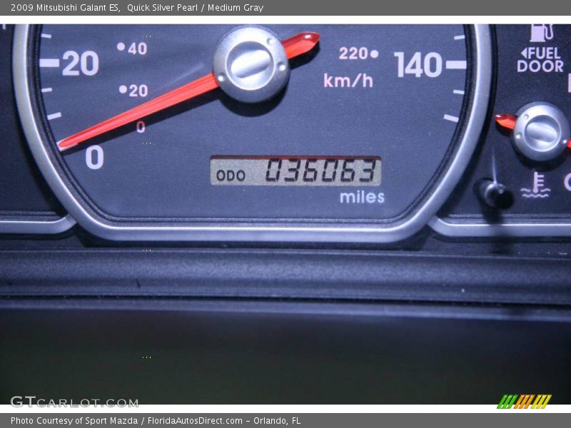 Quick Silver Pearl / Medium Gray 2009 Mitsubishi Galant ES