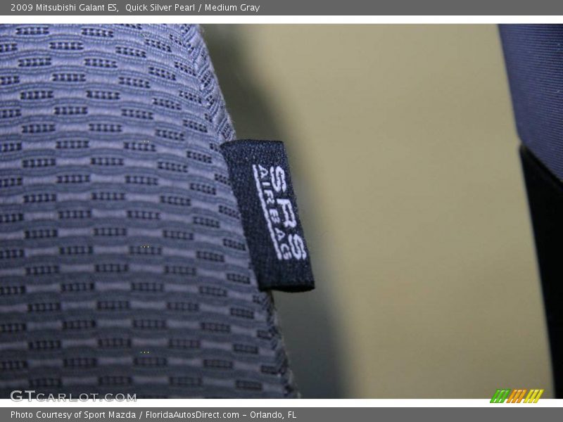 Quick Silver Pearl / Medium Gray 2009 Mitsubishi Galant ES