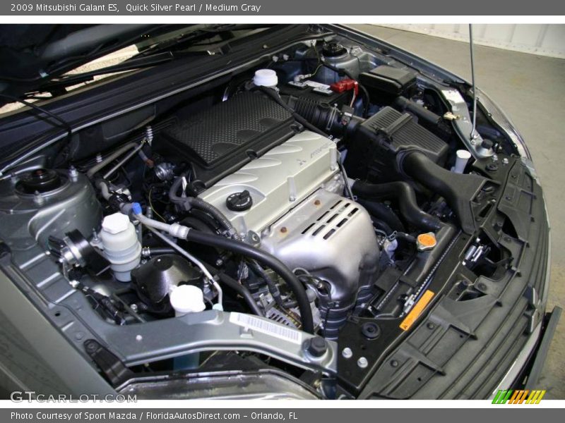 Quick Silver Pearl / Medium Gray 2009 Mitsubishi Galant ES