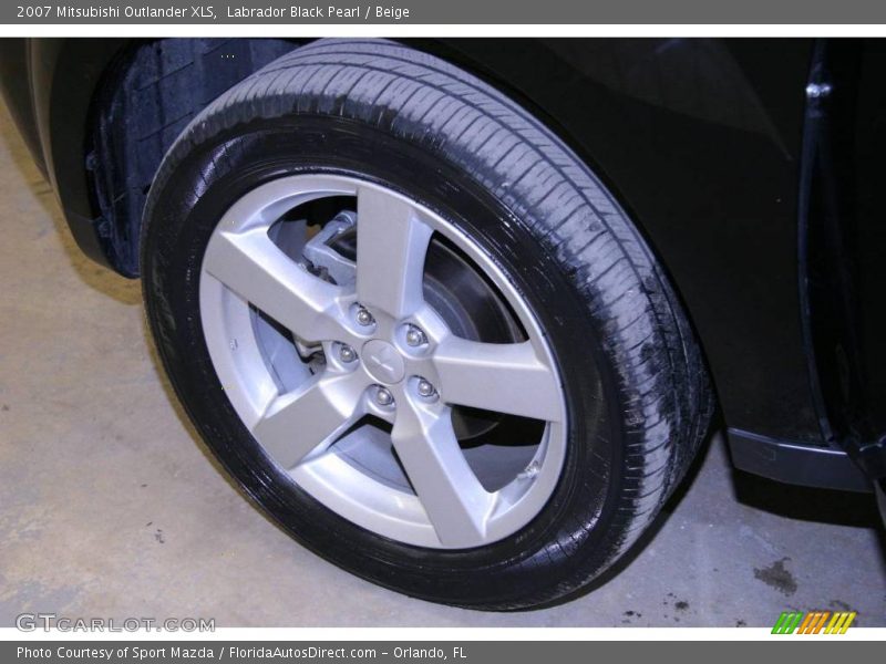 Labrador Black Pearl / Beige 2007 Mitsubishi Outlander XLS