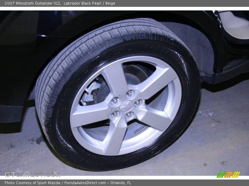 Labrador Black Pearl / Beige 2007 Mitsubishi Outlander XLS
