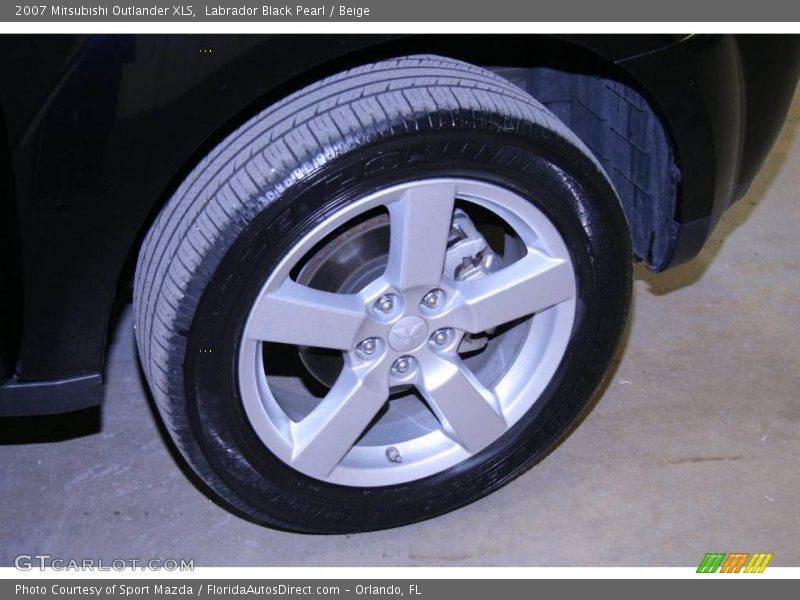 Labrador Black Pearl / Beige 2007 Mitsubishi Outlander XLS