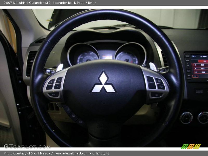 Labrador Black Pearl / Beige 2007 Mitsubishi Outlander XLS
