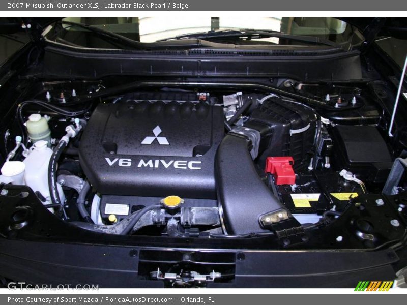 Labrador Black Pearl / Beige 2007 Mitsubishi Outlander XLS