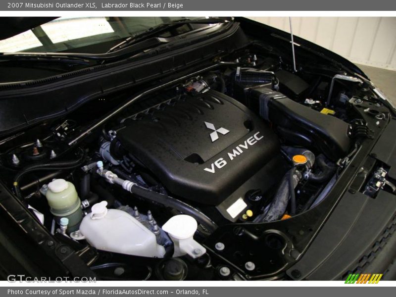 Labrador Black Pearl / Beige 2007 Mitsubishi Outlander XLS