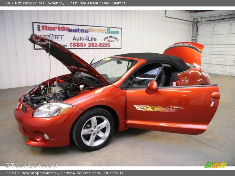 Sunset Pearlescent / Dark Charcoal 2007 Mitsubishi Eclipse Spyder GS