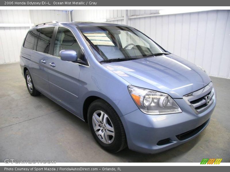 Ocean Mist Metallic / Gray 2006 Honda Odyssey EX-L