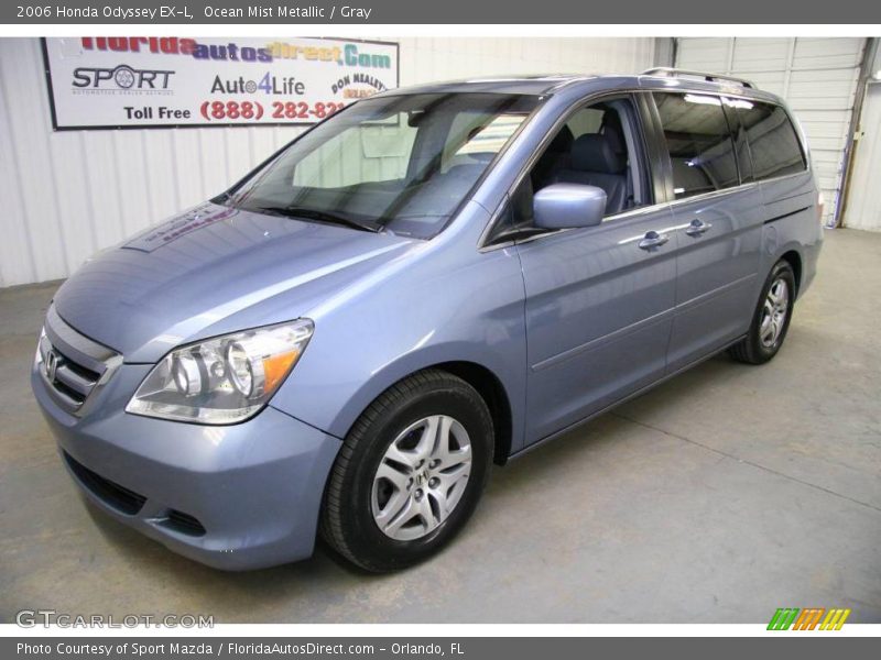 Ocean Mist Metallic / Gray 2006 Honda Odyssey EX-L