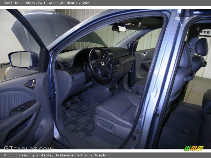 Ocean Mist Metallic / Gray 2006 Honda Odyssey EX-L