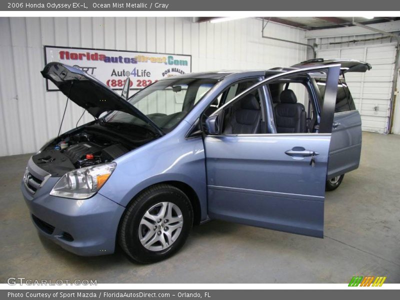 Ocean Mist Metallic / Gray 2006 Honda Odyssey EX-L