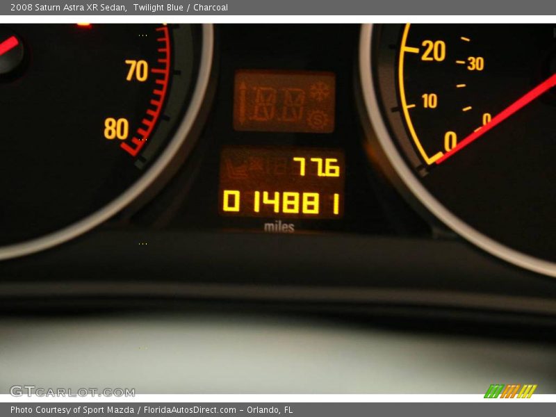 Twilight Blue / Charcoal 2008 Saturn Astra XR Sedan