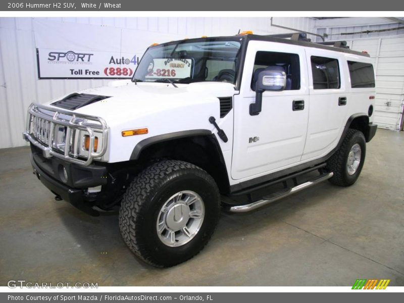 White / Wheat 2006 Hummer H2 SUV