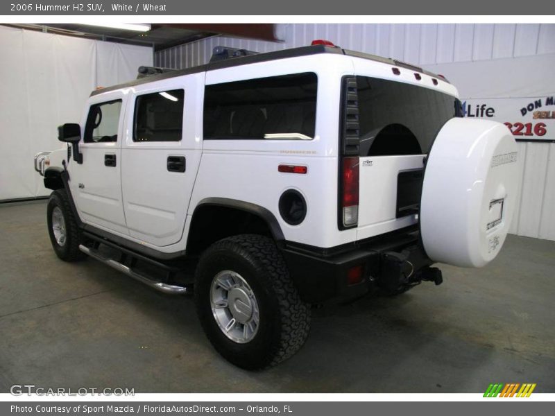 White / Wheat 2006 Hummer H2 SUV