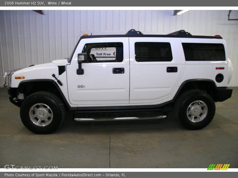 White / Wheat 2006 Hummer H2 SUV