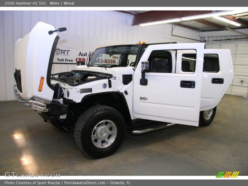 White / Wheat 2006 Hummer H2 SUV