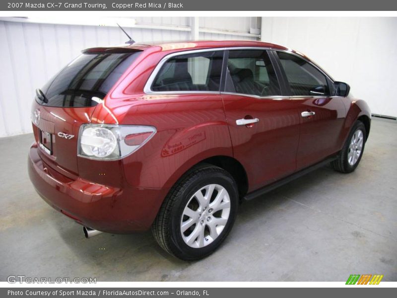 Copper Red Mica / Black 2007 Mazda CX-7 Grand Touring