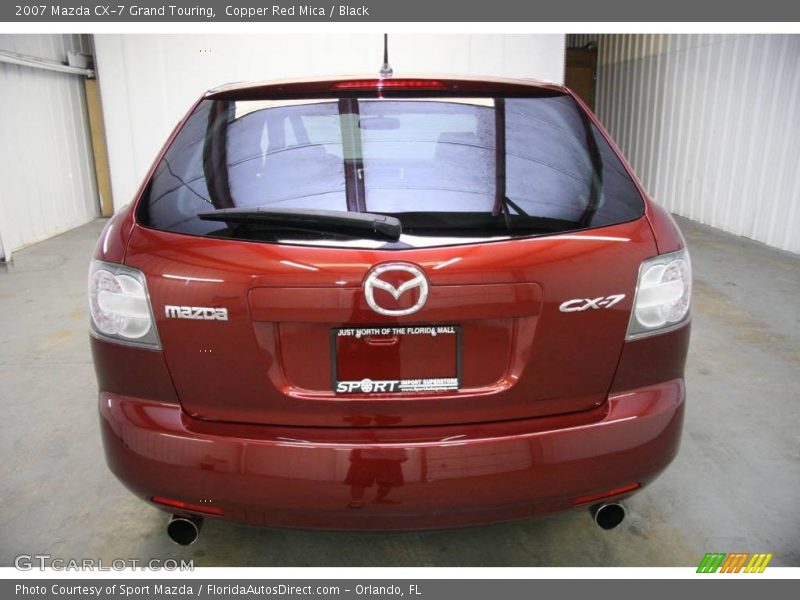 Copper Red Mica / Black 2007 Mazda CX-7 Grand Touring