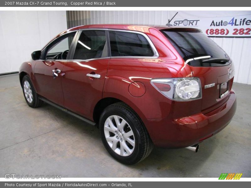 Copper Red Mica / Black 2007 Mazda CX-7 Grand Touring