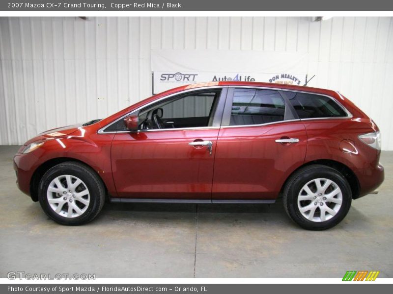 Copper Red Mica / Black 2007 Mazda CX-7 Grand Touring