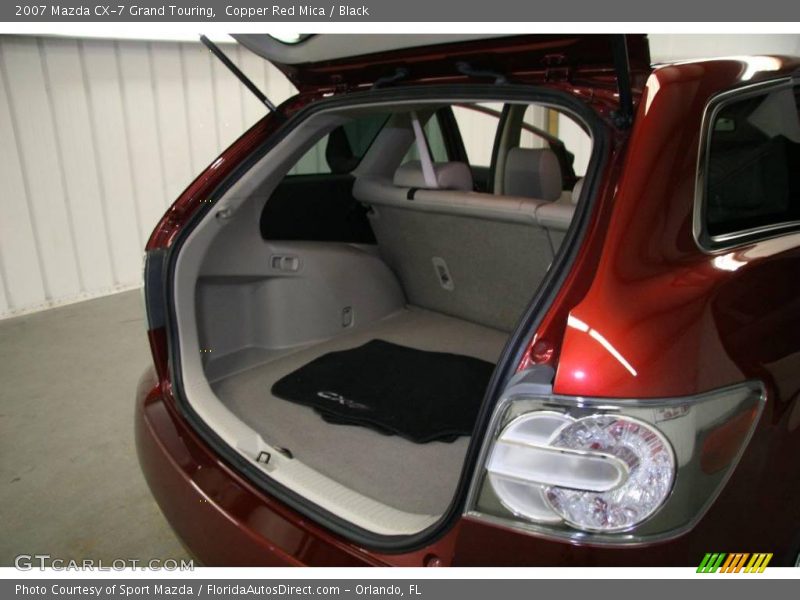 Copper Red Mica / Black 2007 Mazda CX-7 Grand Touring