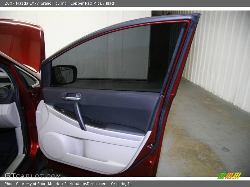 Copper Red Mica / Black 2007 Mazda CX-7 Grand Touring