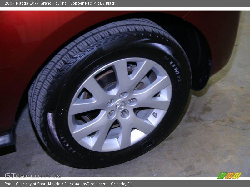 Copper Red Mica / Black 2007 Mazda CX-7 Grand Touring