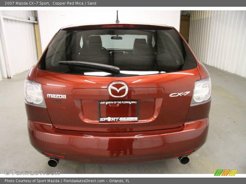 Copper Red Mica / Sand 2007 Mazda CX-7 Sport
