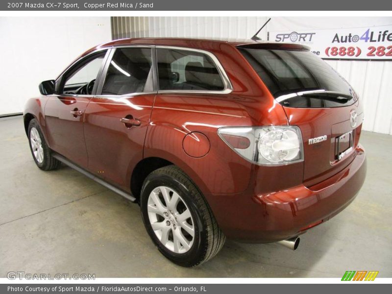 Copper Red Mica / Sand 2007 Mazda CX-7 Sport