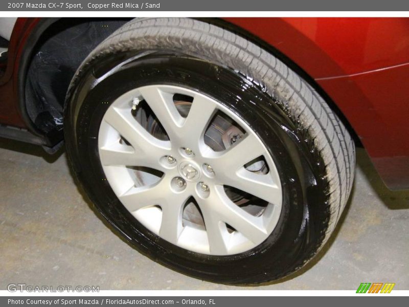 Copper Red Mica / Sand 2007 Mazda CX-7 Sport