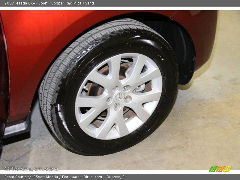 Copper Red Mica / Sand 2007 Mazda CX-7 Sport