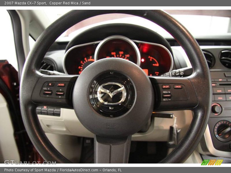Copper Red Mica / Sand 2007 Mazda CX-7 Sport