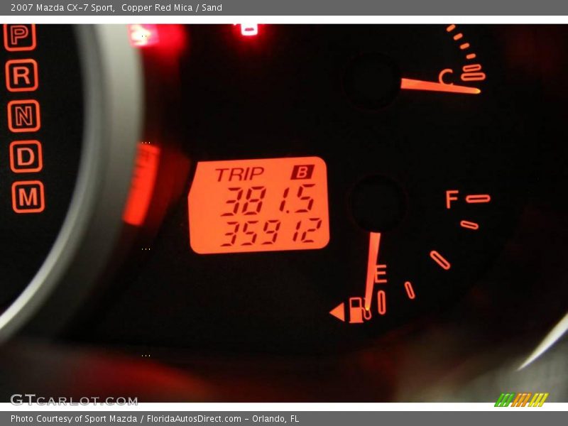 Copper Red Mica / Sand 2007 Mazda CX-7 Sport