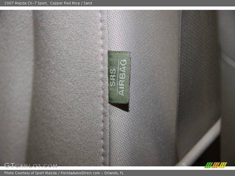 Copper Red Mica / Sand 2007 Mazda CX-7 Sport