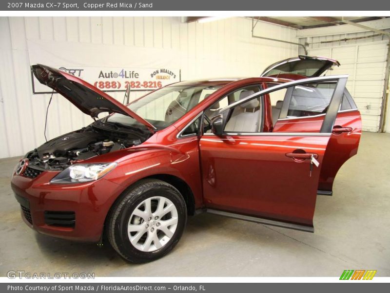 Copper Red Mica / Sand 2007 Mazda CX-7 Sport