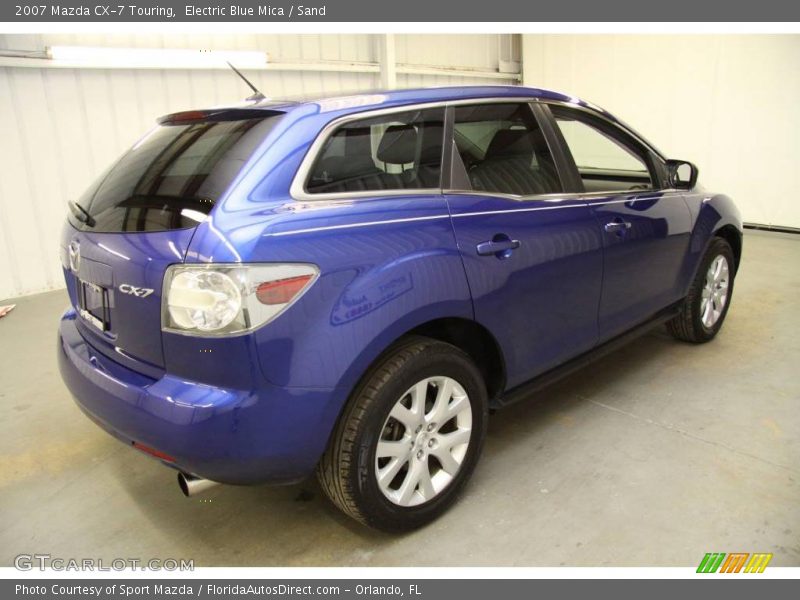 Electric Blue Mica / Sand 2007 Mazda CX-7 Touring