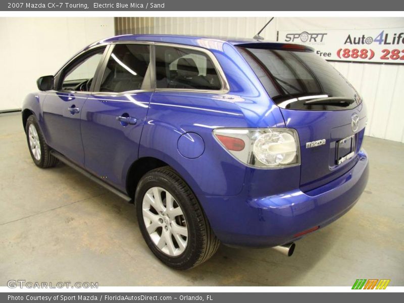Electric Blue Mica / Sand 2007 Mazda CX-7 Touring