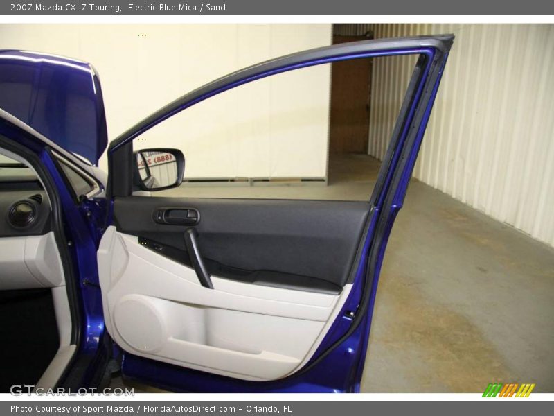 Electric Blue Mica / Sand 2007 Mazda CX-7 Touring
