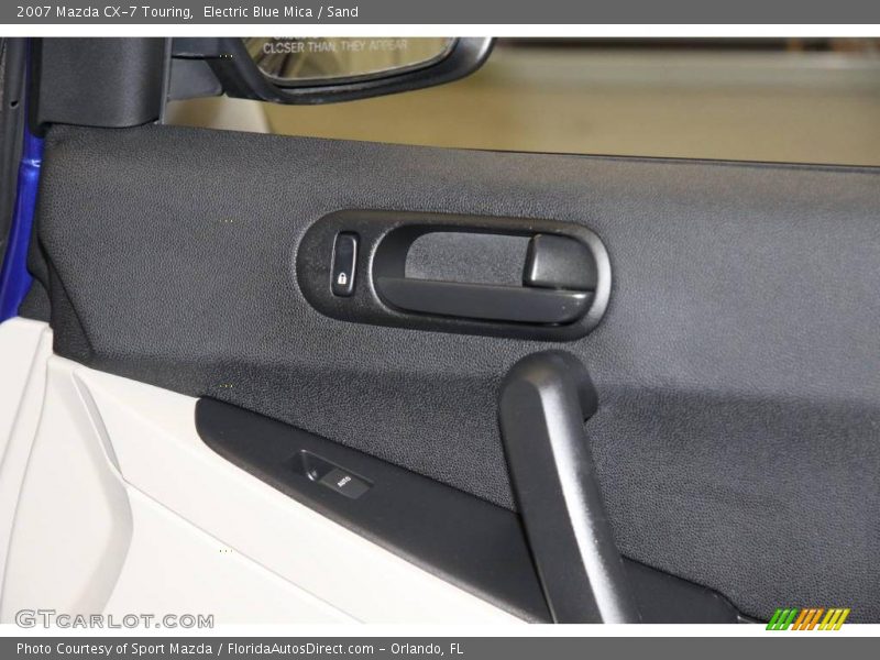 Electric Blue Mica / Sand 2007 Mazda CX-7 Touring