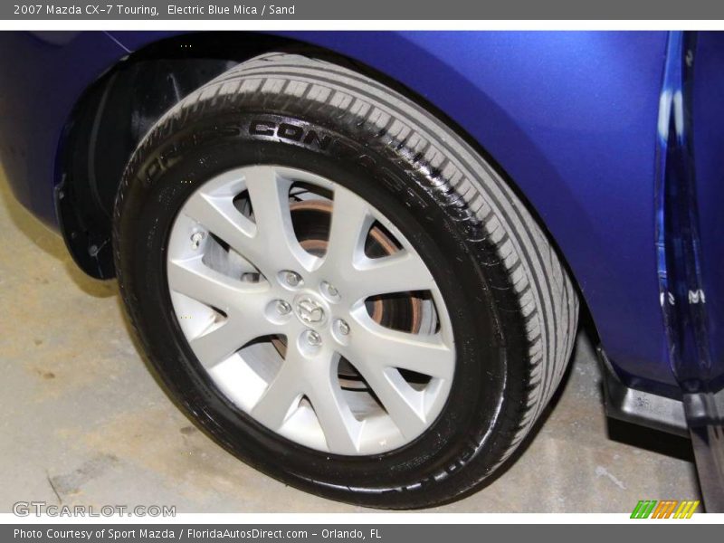 Electric Blue Mica / Sand 2007 Mazda CX-7 Touring