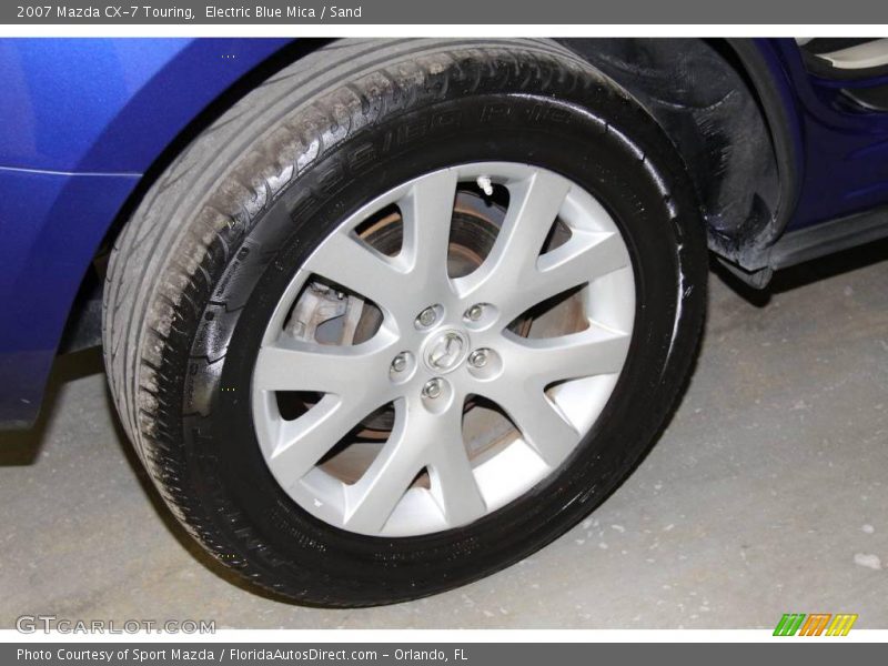 Electric Blue Mica / Sand 2007 Mazda CX-7 Touring