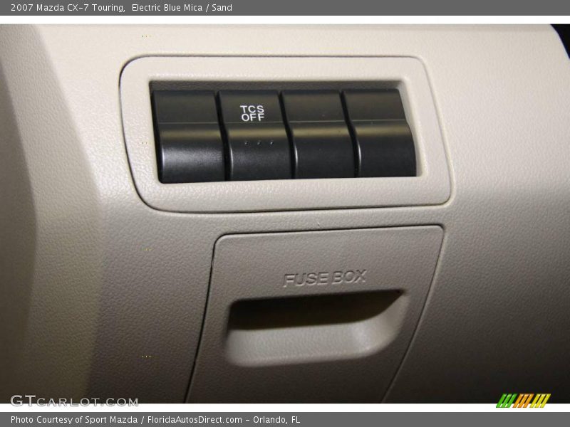 Electric Blue Mica / Sand 2007 Mazda CX-7 Touring