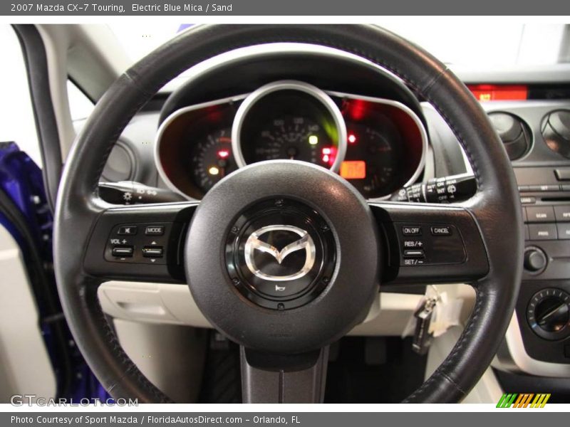 Electric Blue Mica / Sand 2007 Mazda CX-7 Touring