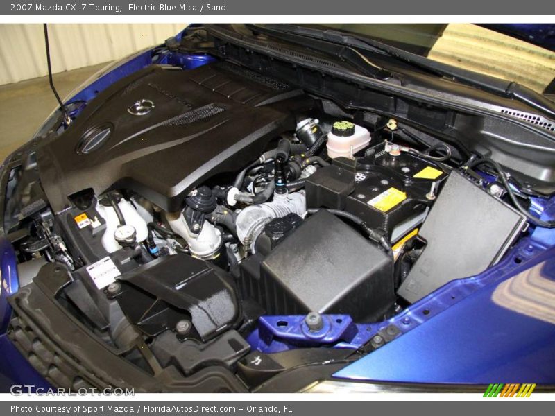 Electric Blue Mica / Sand 2007 Mazda CX-7 Touring