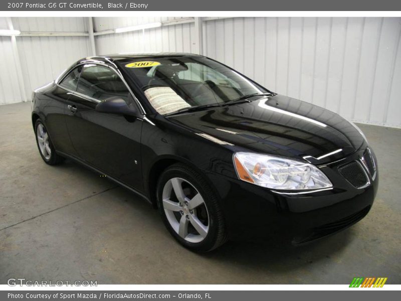 Black / Ebony 2007 Pontiac G6 GT Convertible