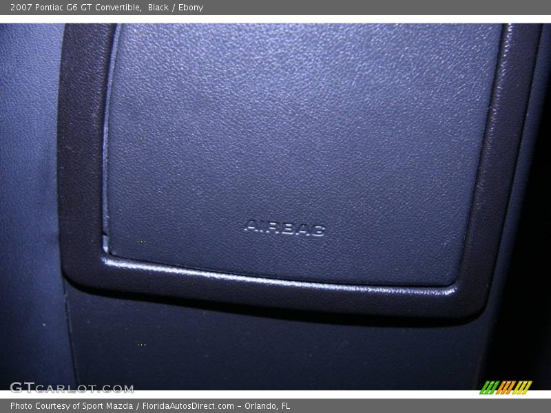 Black / Ebony 2007 Pontiac G6 GT Convertible