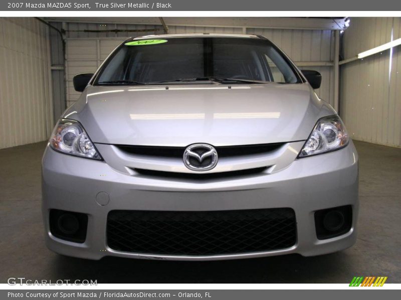 True Silver Metallic / Black 2007 Mazda MAZDA5 Sport