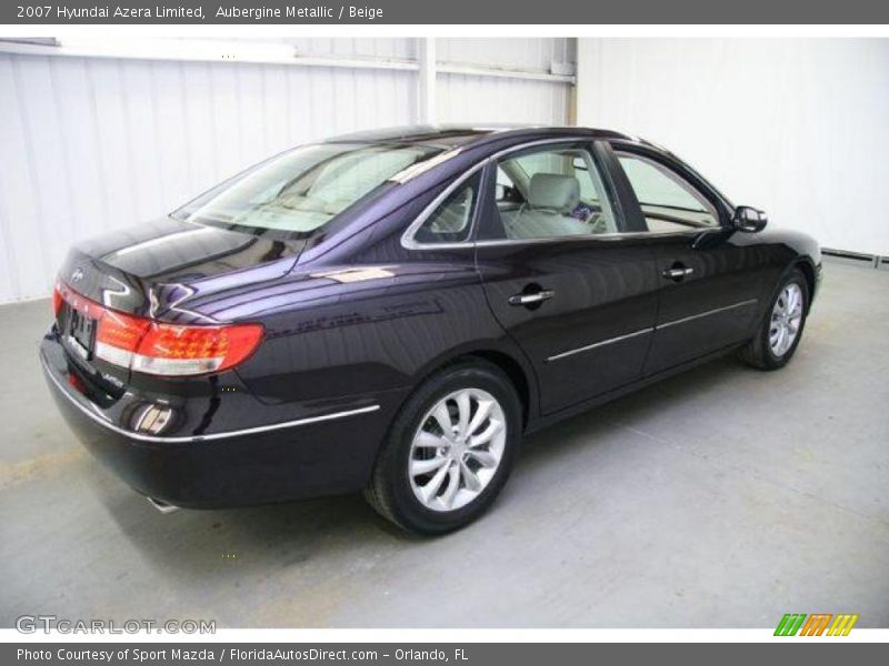 Aubergine Metallic / Beige 2007 Hyundai Azera Limited