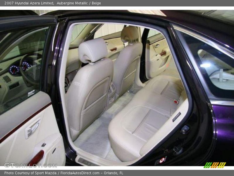 Aubergine Metallic / Beige 2007 Hyundai Azera Limited