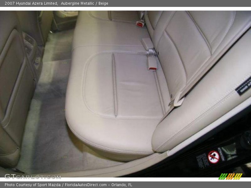 Aubergine Metallic / Beige 2007 Hyundai Azera Limited