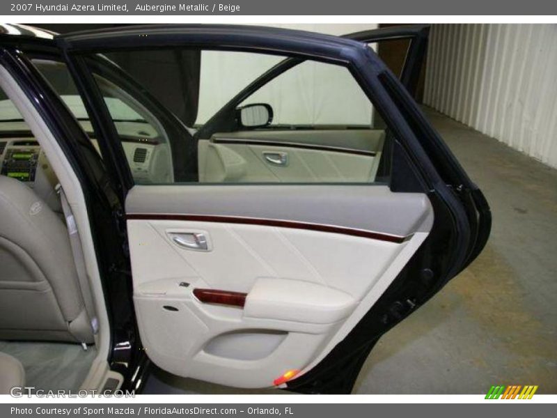Aubergine Metallic / Beige 2007 Hyundai Azera Limited